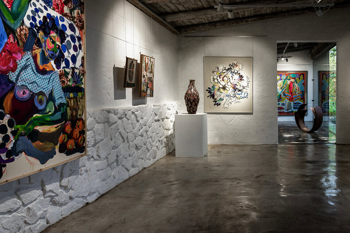 The gallery and boutique offers guests an insight into local art