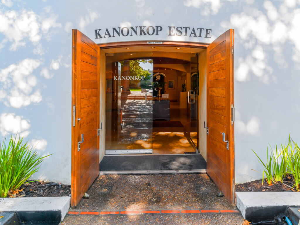 Kanonkop Wine Estate entrance
